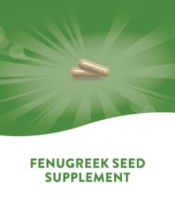 Nature's Way Fenugreek Seed, Traditional Lactation/Breastfeeding Support*, 1,130 mg, 180 Vegan Capsules 180 Count (Pack of 1) 24 611id2l6AQL