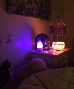 Himalayan Glow 1345 Oval Style Basket Night Salt Lamps, 7-9 Pounds Oval Style Metal Basket 42 611ilhEUDVL