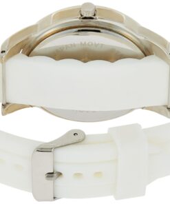 Alternative view of Accutime XOXO Women's Analog Watch with Silver-Tone Case, Crystal-Inset Bezel, 7 Interchangeable Bands Included - Official XOXO Woman's Silver-Tone Watch, Silicone Buckle Straps - Model: XO9069