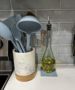 TableCraft H931 Siena 16 Oz. Green Tint Glass Oil Bottle 19 611l5UuM8LL