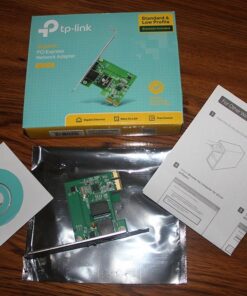TP-Link 10/100/1000Mbps Gigabit Ethernet PCI Express Network Adapter Card (TG-3468) for PC, Win10/11 supported, Green Gigabit PCIe Adapter 38 611lQxDk22L