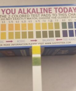 Just Fitter pH Test Strips for Testing Alkaline and Acid Levels in The Body. Track & Monitor Your pH Level Using Saliva and Urine. Get Highly Accurate Results in Seconds. 1 40 611npBuiyRL