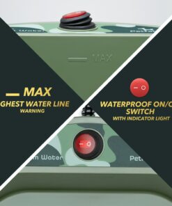 Petfactors Heated Pet Bowl, Outdoor Pet Thermal Water Bowl, Dog Cat Heated Water Bowl with 69 Inch Chew Resistant Cord and Waterproof ON/Off Switch Camouflage 22 611pbIk8rL