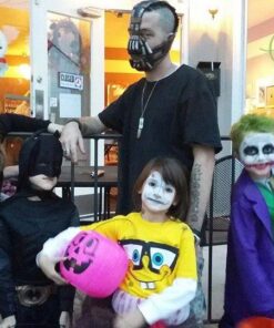 Rubie's Child's Dark Knight Rises Deluxe Muscle Chest Batman Costume with Mask, Small 28 611pcNr4u2L