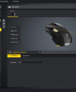 CORSAIR IRONCLAW WIRELESS RGB Rechargeable Gaming Mouse with Slipstream Technology - 18,000 DPI - 3-Zone RGB Multi-Color Backlighting - Black 42 611pocaVizL