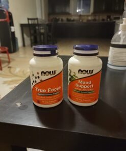 NOW Supplements, True Focus™ with Amino Acids, Ginkgo, DMAE + CoQ10 and Grape Seed Extract , 90 Veg Capsules 22 611qmYlaAmL