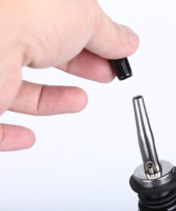 LEGERM 100 Pcs Pourers Dust Covers Olive Oil Liquor Bottle Pour Spout Cover Rubber Caps (Not Include the Spout) 11 611qneLzqfL