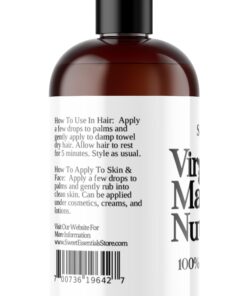 100% Pure Cold Pressed Organic Virgin / Unrefined Macadamia Nut Oil - 4oz - Imported From Italy - Offers Relief From Dry & Cracked Skin, Eczema, Baby Eczema, Psoriasis, Dermatitis, Rosacea & All 4.06 Fl Oz (Pack of 1) 20 611sioHFnML