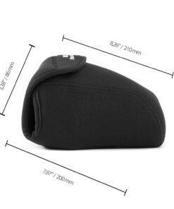 MegaGear MG091 Nikon D3500, D5600, D3400, D5500, D7200, D3300, D5300, D610, D7100, D600, D3200 Ultra Light Neoprene Camera Case, Black insade Yellow 25 611teV6RQiL