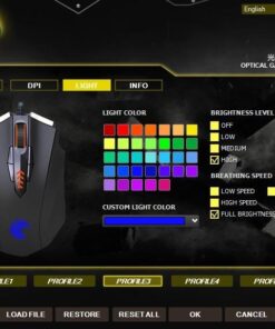 Burxoe Mouse Mice Z-7900 4000 DPI Metal Base MMO/FPS High Precision Optical Gaming Mouse 59 611tnOXiokL