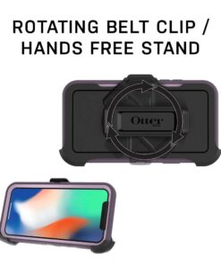 OtterBox iPhone XR Defender Series Case - BLACK, rugged & durable, with port protection, includes holster clip kickstand 36 611tqPTKvrL