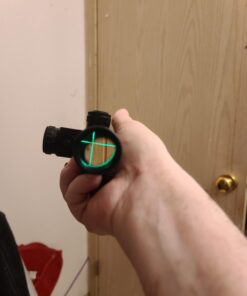 CVLIFE 2.5-10x40e Red & Green Illuminated Scope with 20mm Mount Red Laser 46 611u QpYipL