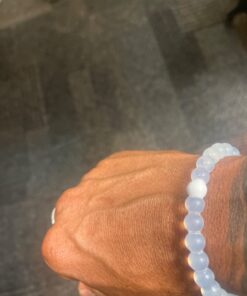 Lokai Beaded Bracelets for Women & Men, Classic Clear Style - Mental Health Awareness Bracelet Encourages Mental Wellness Slides-On for Comfortable Fit - Silicone Stretch Bead Bracelet Jewelry Large 27 611uJE7DQ5L