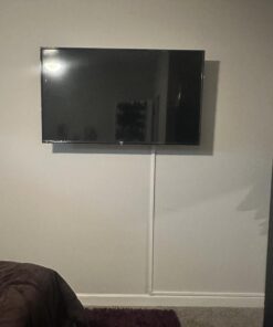 Perlegear UL Listed Full Motion TV Wall Mount for Most 37–82 inch Flat Curved TVs up to 110 lbs, 12″/16″ Wood Studs, Bracket with Articulating Arms, Swivel, Tool-Free Tilt, Max VESA 600x400mm 29 611uQbyQ3LL