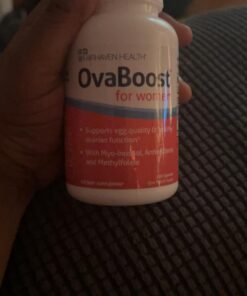 Fairhaven Health Ovaboost with Myo-Inositol, Folate, CoQ10, and Vitamins - Womens Ovulation & Egg Quality - Natural Fertility Supplement (120 Capsules) 28 611v8U1e9RL