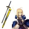 Yongli Sword Fate Stay Night Fate Grand Order Saber Japanese Anime Game Cosplay Replica Steel Sword Excalibur Sword in The Stone Yellow 10 611wN9pZzKL