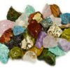 Hypnotic Gems Materials: 3 lbs (Best Value) Hand Bagged 17 Stone Type Madagascar Mix - Natural Raw Stones & Fountain Rocks for Cabbing, Cutting, Lapidary, Tumbling, Polishing & Reiki Crystal Healing #C: 3 Pound Lot #A: Superior 17 Stone Mix 47 611yaCk1ReL