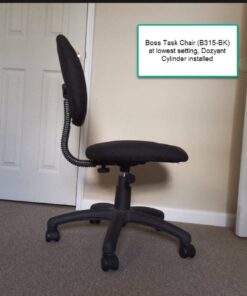 DOZYANT Gas Lift Cylinder Replacement,Hydraulic Pneumatic Shock Piston Heavy Duty (450 lbs) Universal Size Fits Most Executive Office Chairs, Highest End Class 4 Black 55 611zXD964FL