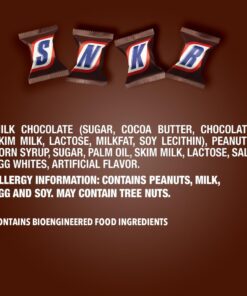 SNICKERS Minis Size Milk Chocolate Candy Bars Bulk Pack, Party Size, 40 oz Bag Party Size (40oz) 21 6122CFxFECL