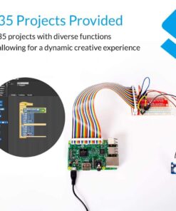 SunFounder 37 Modules Sensor Kit V2.0 for Raspberry Pi 4B 3 Model B+ 3B 2B B+ A+ Zero, GPIO Extension Board Jump Wires SensorV2.0 15 6123V5uP4WL