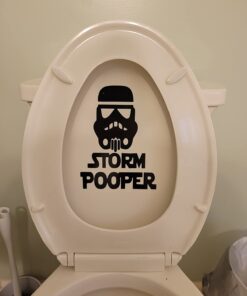 Remarkable Walls Star Wars Inspired Parody Storm Pooper Vinyl Decal 8 inches high by 6 inches wide Black 20 6125zRgb1iL