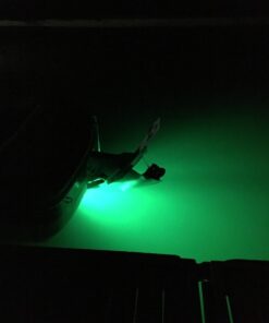 Tidal Wake IP68 Underwater 1/2in Standard Boat Drain Plug LED Light, Brilliant Underwater Lighting in Minutes! No Holes to Drill! Green 43 6126ausLKL