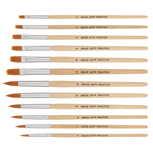 Grace Art Water Color Brush Set WS12 by Grace Art