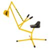 The Big Dig Sandbox Digger Excavator Crane with 360 Degree Rotation with Base Great for Sand, Dirt and Snow, Steel Outdoor Play Toy, Yellow 23 6128Yv6vXAL