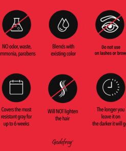 Godefroy Hair Color Tint Kit, Medium Brown, 20 Applications 20 Applications Kit 30 6129vXrhhZL