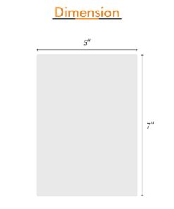 TYH Supplies 100 Pack 5x7 Inch Thermal Laminating Sheets | 5 Mil Hot Glossy Recipe Card Photo Size Laminating Pouches | Heavy Duty Lamination Pockets with Round Corners 13 612BgoOehsL