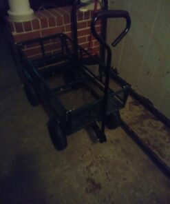 Sandusky Lee CW3418 Muscle Carts Steel Utility Garden Wagon, 400 lb. Load Capacity, 21-3/4" Height x 34" Length x 18" Width 49 612CcUdli7L