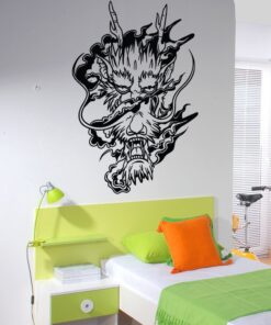 Stickerbrand Vinyl Wall Decal Sticker Smoke Dragon Head 1444m 8 612DSj5qQML