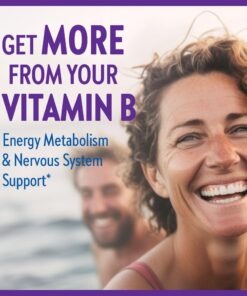 New Chapter Vitamin B Complex – Fermented Coenzyme B Complex Rich in Vitamin B12 + Vitamin B6 + Biotin + Made with Organic Ingredients - 90 ct 90 Count (Pack of 1) 10 612DSlXulML