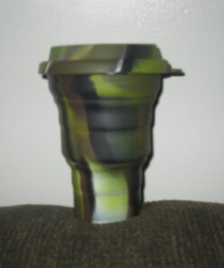 LevelOne Collapsible Travel Silicone Camping Cup 16oz BPA Free Camo 15 612FIGfTSRL