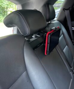Macally Car Headrest Tablet Holder, Adjustable iPad Car Mount for Kids in Backseat, Compatible with Devices Such as iPad Pro Air Mini, Galaxy Tabs, And 7" to 10" Tablets and Cell Phones - Black 59 612GQxx2F4L