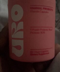 URO Vaginal Probiotics for Women pH Balance with Prebiotics & Lactobacillus Blend - Womens Health Supplement - Promote Healthy Vaginal Odor & Vaginal Flora, 60 Count (Pack of 1) Capsules (Pack of 1) 35 612GvMQg6aL 2