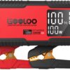 GOOLOO GT4000S Jump Starter 4000 Amp Car Starter 100W Two-Way Fast-Charging Portable Car Battery Charger Booster Pack for 10L Diesel and 12L Gas Engines, SuperSafe Lithium Jump Box for 12V Vehicles Red 13 612JAVJbmhL