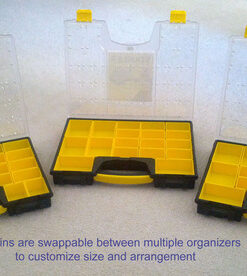 STANLEY Organizer Box With Dividers, Removable Compartment, 25 Compartment (014725R) 25 Compartments 45 612JDAJESwL