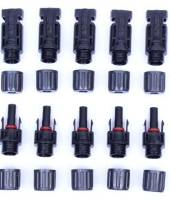 Sun YOBA 5 Pairs of Male/Female Solar Panel Double Seal Cable Connectors IP67 Waterproof Connector 20 612KXZ1hlVL