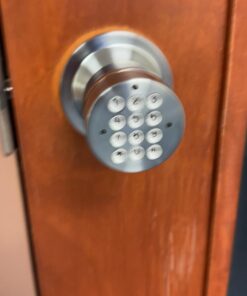 Signstek Keyless Entry Door Lock,Door Knob with Keypad,Smart Code Door Lock,Mute Mode,Passage Function, Easy to Install,Satin Nickel Satin Nickel 26 612NHaZMLdL