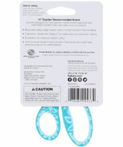 Alternative view of Fiskars 5" Left-Handed Softgrip Pointed-Tip Scissors for Kids 4+ - Scissors for School or Crafting - Back to School Supplies - Color May Vary 1 Count (Pack of 1) Left handed-Assorted Colors