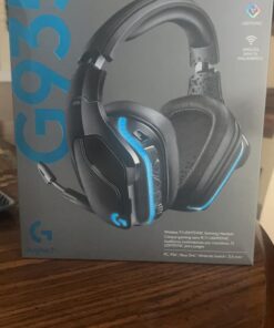 Logitech G935 Wireless DTS:X 7.1 Surround Sound LIGHTSYNC RGB PC Gaming Headset - Black/Blue G935 Only 41 612NotQ2yoL