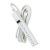Fellowes 6-Outlet Office/Home Power Strip, 15 Foot Cord - Wall Mountable (99026) 1 Count (Pack of 1) 17 612PhQO5 vL