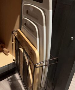 SimpleHouseware Over Cabinet Door Organizer, Mesh Bronze Brown 32 612W 0oJDSL