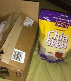 Nutiva USDA Organic Premium Nutrient-Dense Raw Black Chia Seeds with 3g Protein & 5g Fiber for Salads, Yogurt & Smoothies, Non-GMO, Vegan, Gluten-Free, Keto & Paleo, 32 Ounce (Pack of 1) 32 Ounce (Pack of 1) 52 612WTJaSFML