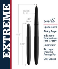 fisher SPACE PEN 400B Space Bullet Space Pen - Matte Black 33 612YOjRGBuL