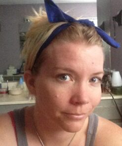 Ergodyne Chill Its 6700CT Cooling Bandana, Lined with Evaporative PVA Material for Fast Cooling Relief, Tie for Adjustable Fit, Blue Solid Blue Each 17 612bGVDAa5L