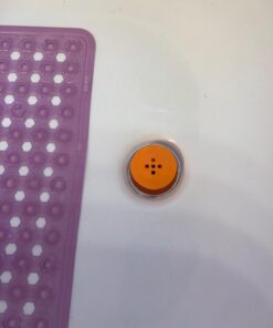 TubShroom Tub Hair Catcher Protector, Fits 1.5" - 1.75" Drain, Orange 40 612bOG7aTYL