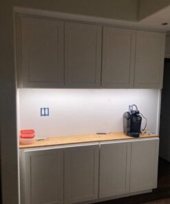 Muzata 6-Pack 3.3ft/1Meter U Shape LED Aluminum Channel System with Cover, End Caps and Mounting Clips Aluminum Profile for Under Cabinet LED Strip Light Installations U1SW WW LU1 52 612clAjoyL