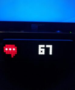 LaMetric TIME Wi-Fi Clock for Smart Home - Social Media Counter - Cinema Lightbox - Digital Alarm Clock with Weather - Retro Pixel Art Bluetooth Speaker with 37x8 LED Display 36 612d8RX1VL